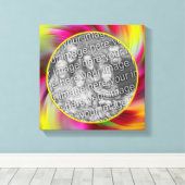 Toile Flèches Abstraites de couleur Créez votre propre p (Insitu (Plancher de Bois))