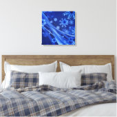 Toile Flèches bleues (Insitu(Chambre))
