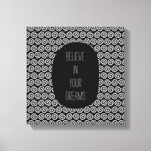 Toile Flèches noires et blanches (Recto)