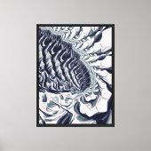 Toile fleur abstrait (Recto)