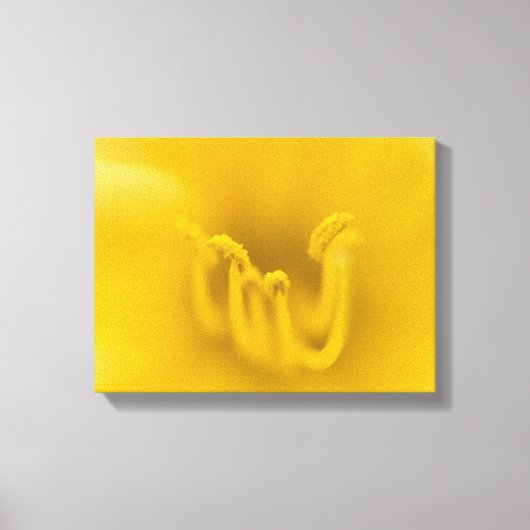 Toile Fleur Abstraite d'Hibiscus jaune (Recto)