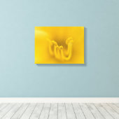 Toile Fleur Abstraite d'Hibiscus jaune (Insitu (Plancher de Bois))