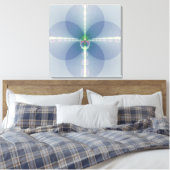 Toile Fleur Bleue (Insitu(Chambre))