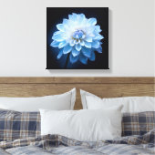 Toile Fleur bleue (Insitu(Chambre))