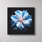 Toile Fleur bleue (Recto)