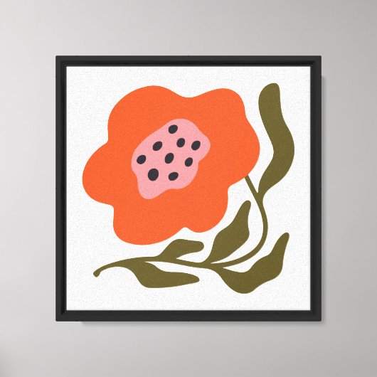 Toile Fleur bohème (Recto)