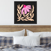 Toile Fleur boho (Insitu(Chambre))