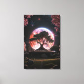 Toile "Fleur céleste" (Recto)