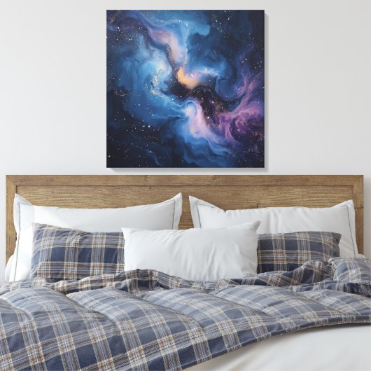 Toile Fleur céleste : Une nébuleuse en mouvement (Insitu(Chambre))