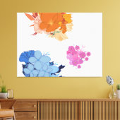 Toile Fleur Colorée  (Insitu(Salon))