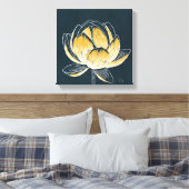 Toile Fleur colorée Lotus No 1 (Insitu(Chambre))