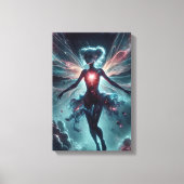 Toile Fleur cosmique (Recto)