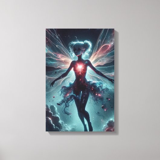 Toile Fleur cosmique (Recto)