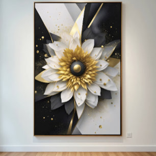 Toile Fleur cosmique