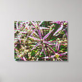 Toile Fleur d'ail Cellulaire Abstrait Mur Art (Recto)