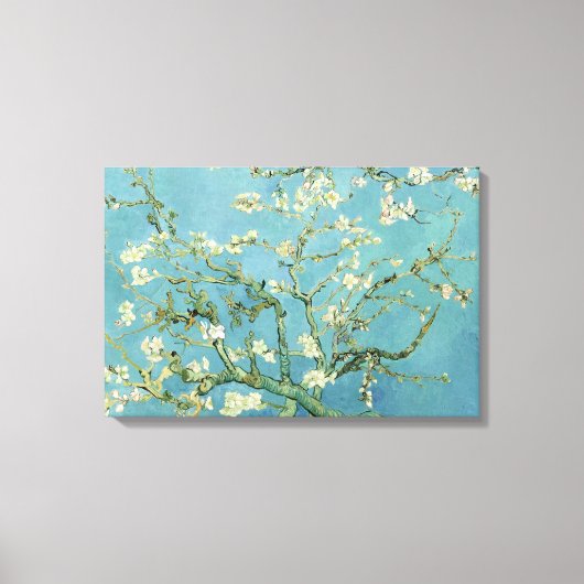 Toile Fleur d'amande par Van Gogh Triple Panel Canvas (Recto)
