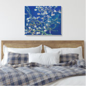 Toile Fleur d'amandes (Indigo) | Van Gogh | (Insitu(Chambre))