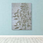 Toile Fleur de Bleu I (Insitu (Plancher de Bois))