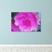 Toile Fleur de Cactus Hérisson Rose (Echinocereus (Insitu (Plancher de Bois))