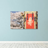 Toile Fleur de cerisier et tapisserie de soie (Insitu (Plancher de Bois))