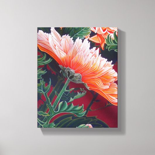 Toile Fleur de chrysanthème (Recto)