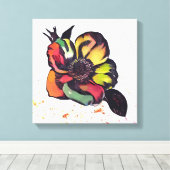 Toile Fleur de coquelicot (Insitu (Plancher de Bois))