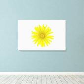 Toile Fleur de Dandelion (Taraxacum officinale), un comp (Insitu (Plancher de Bois))