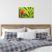 Toile Fleur de gingembre rouge (Alpinia) tropicale (Insitu(Chambre))
