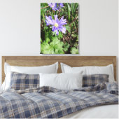 Toile Fleur de jardin bleu (Insitu(Chambre))