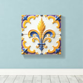 Toile Fleur de la Couronne (Insitu (Plancher de Bois))