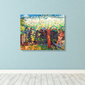 Toile Fleur de l'arbre Apple (Insitu (Plancher de Bois))