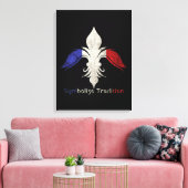 Toile Fleur-de-lis (Insitu(Salon))