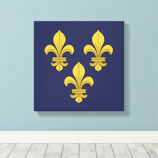 Toile Fleur de lis (Insitu (Plancher de Bois))