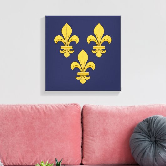 Toile Fleur de lis (Insitu(Salon))