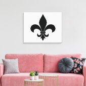 Toile Fleur de lis Motif Classic (Insitu(Salon))