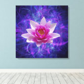 Toile Fleur de lotte rose (Insitu (Plancher de Bois))