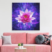 Toile Fleur de lotte rose (Insitu(Salon))