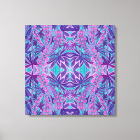 Fleur de lupine Bohème Arabesque Motif Pink Mint