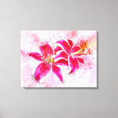Toile Fleur de lys Stargazer aquarelle - wb 03 (Recto)