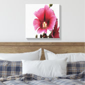 Toile Fleur de Malva rose paradisiaque (Insitu(Chambre))