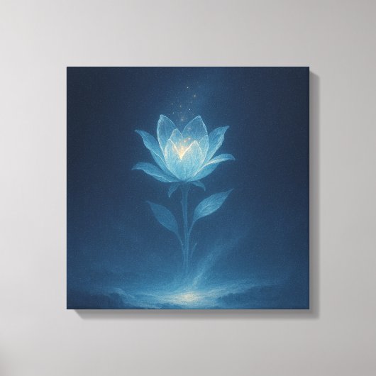 Toile Fleur de minuit (Recto)