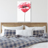 Toile Fleur de pavot, aquarelle (Insitu(Chambre))
