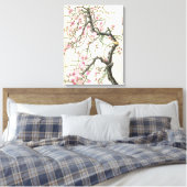 Toile Fleur de pêche (couleur sur papier) (Insitu(Chambre))