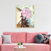Toile Fleur de pivoine rose (Insitu(Salon))