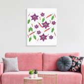 Toile Fleur de poivrons chili (Insitu(Salon))