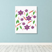 Toile Fleur de poivrons chili (Insitu (Plancher de Bois))