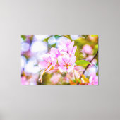 Toile Fleur de pomme rose (Recto)