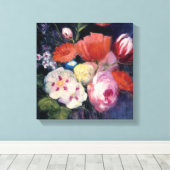 Toile Fleur de printemps fraîche coupée (Insitu (Plancher de Bois))