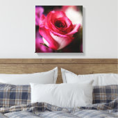 Toile Fleur de rose rose floral (Insitu(Chambre))