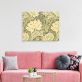 Toile Fleur de Sauge Chrysanthème de William Morris (Insitu(Salon))